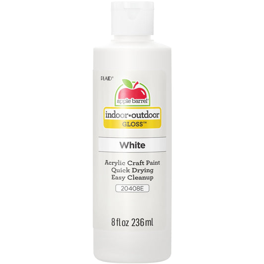 Apple Barrel Acrylic Paint in Assorted Colors (8 Ounce), 20403 White